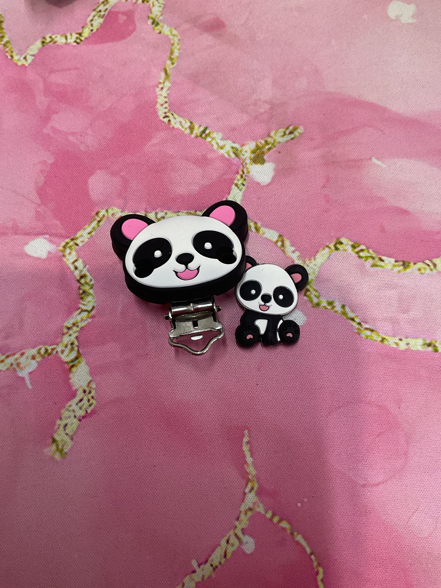 Attache tétine Panda