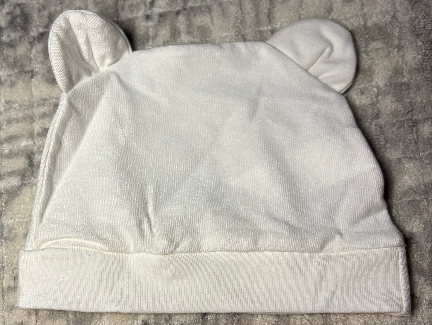 Bonnet blanc à personnaliser