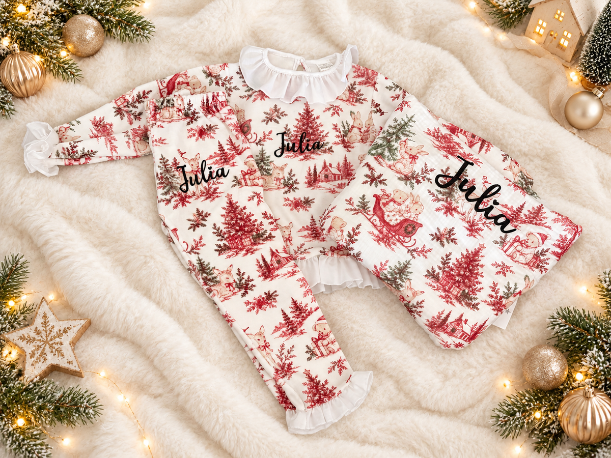 Pyjama Noël enfant fille