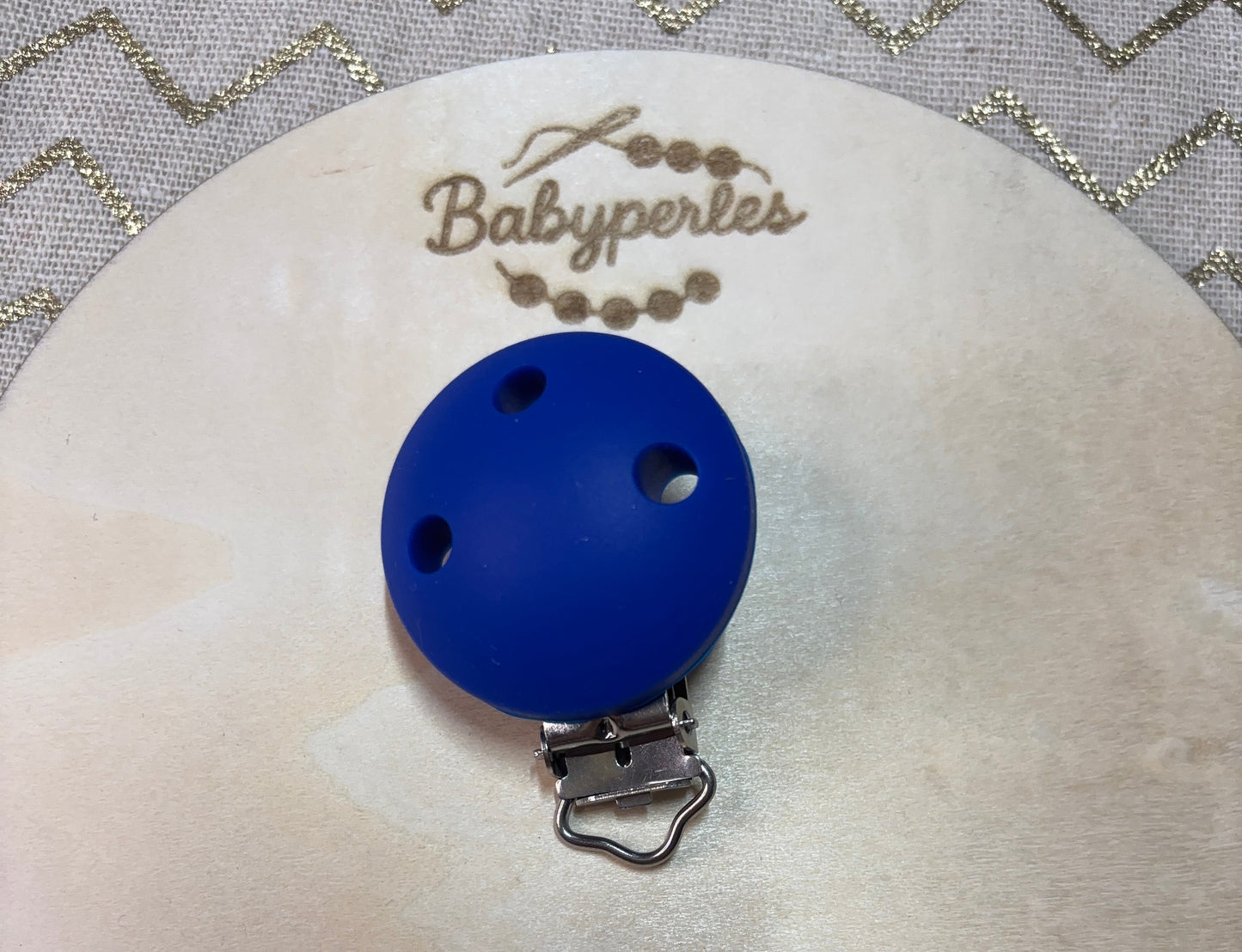 Clip bleu foncé