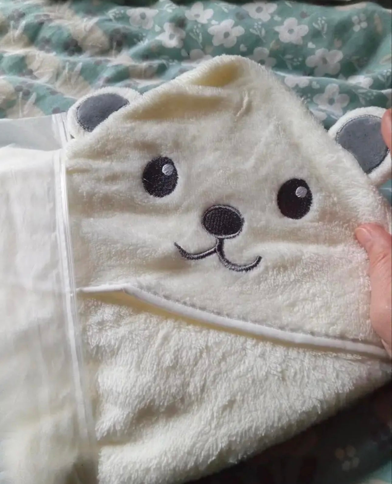 Cape de bain bébé douce à personnaliser