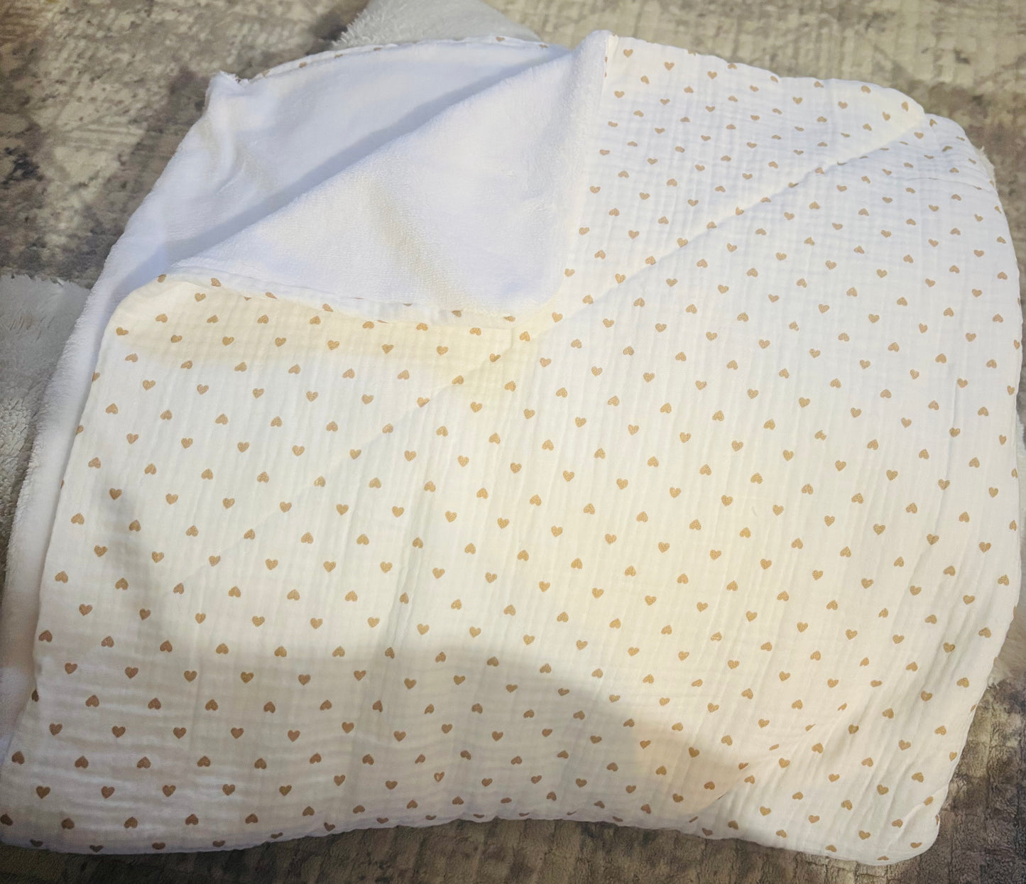 Couverture petits cœurs