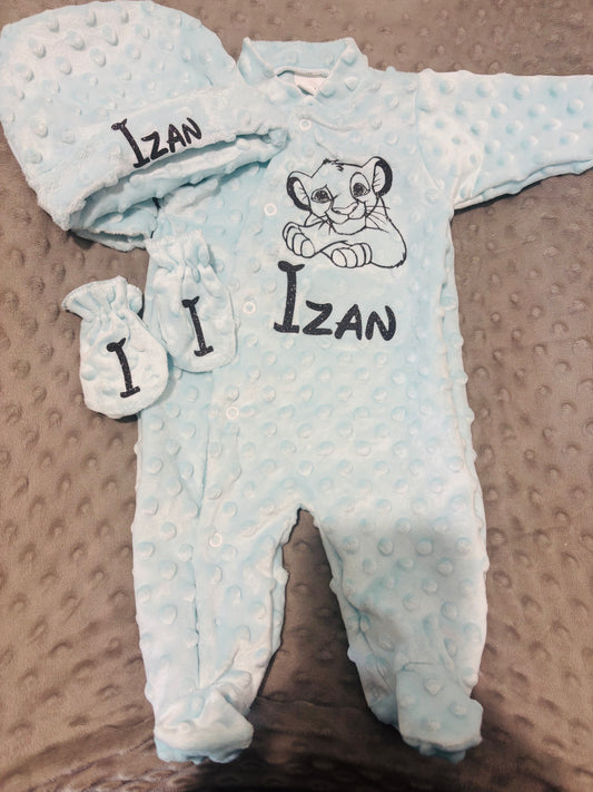 Ensemble pyjama 3p Minky