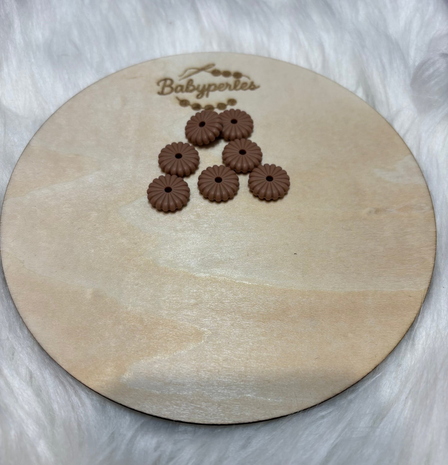 Lentilles fleur marron