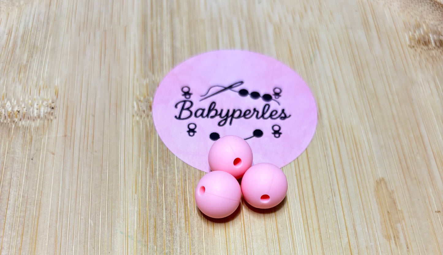 Perle 12 mm rose