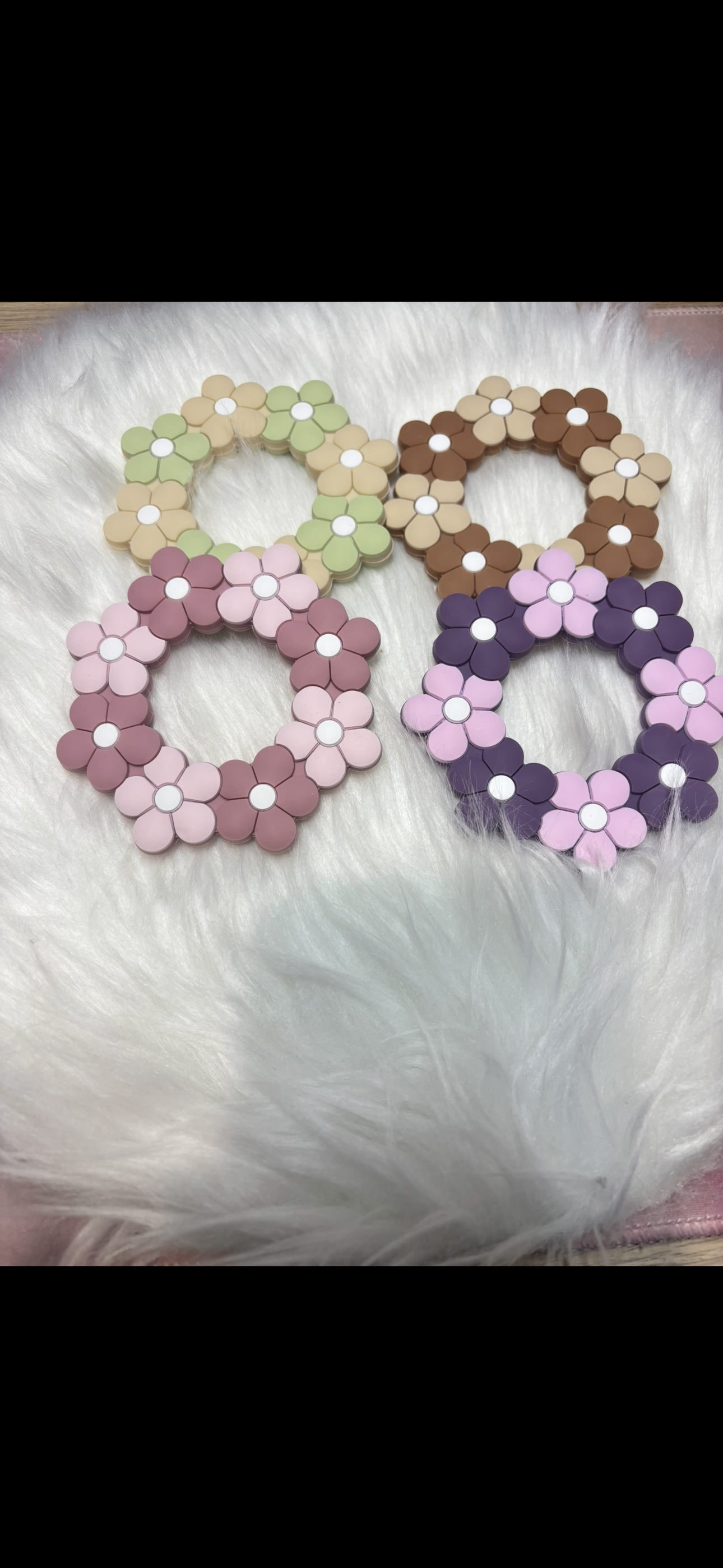 Anneau dention fleurs Daisy personnalisable