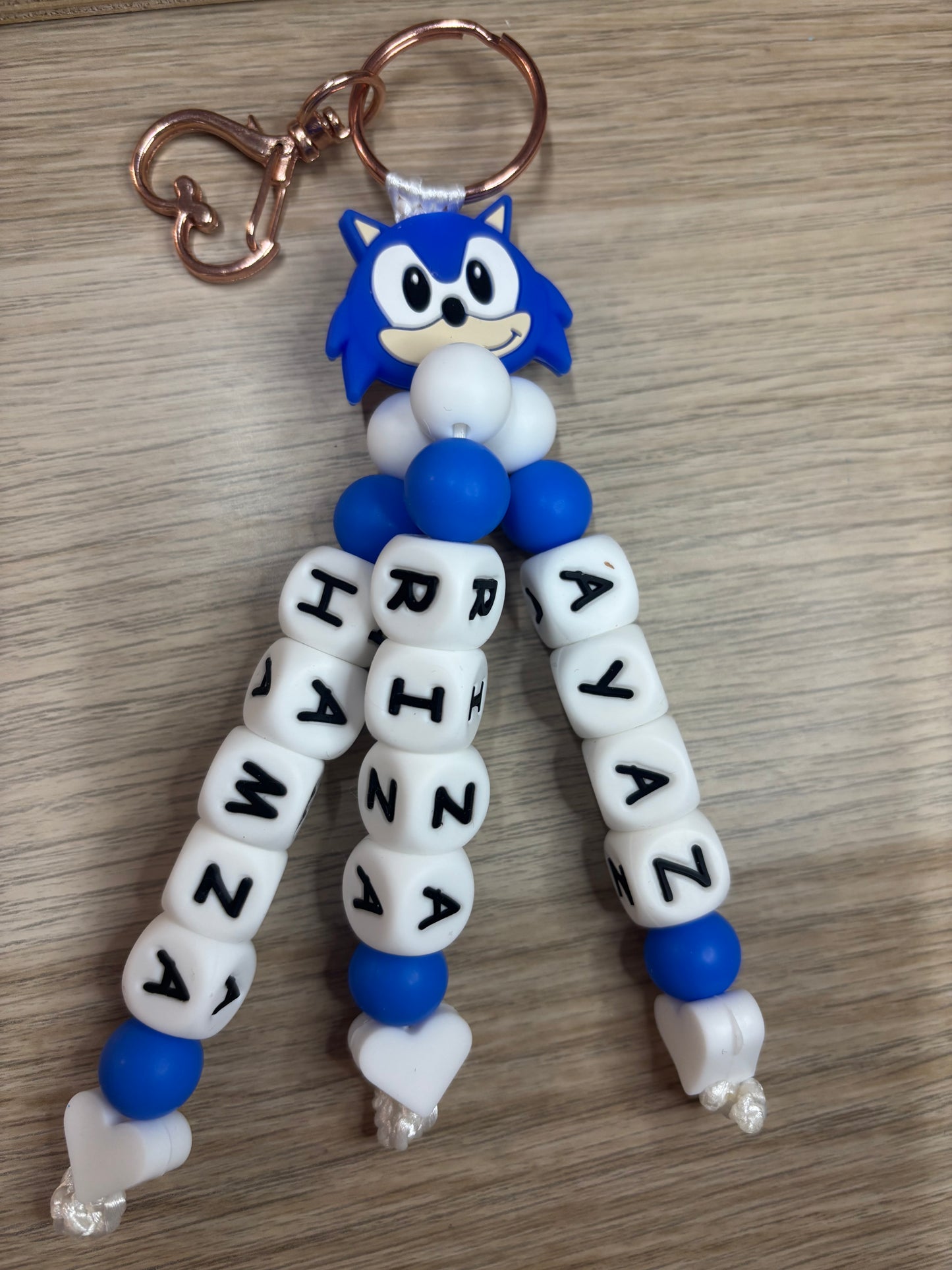 Porte clés 3 prénoms