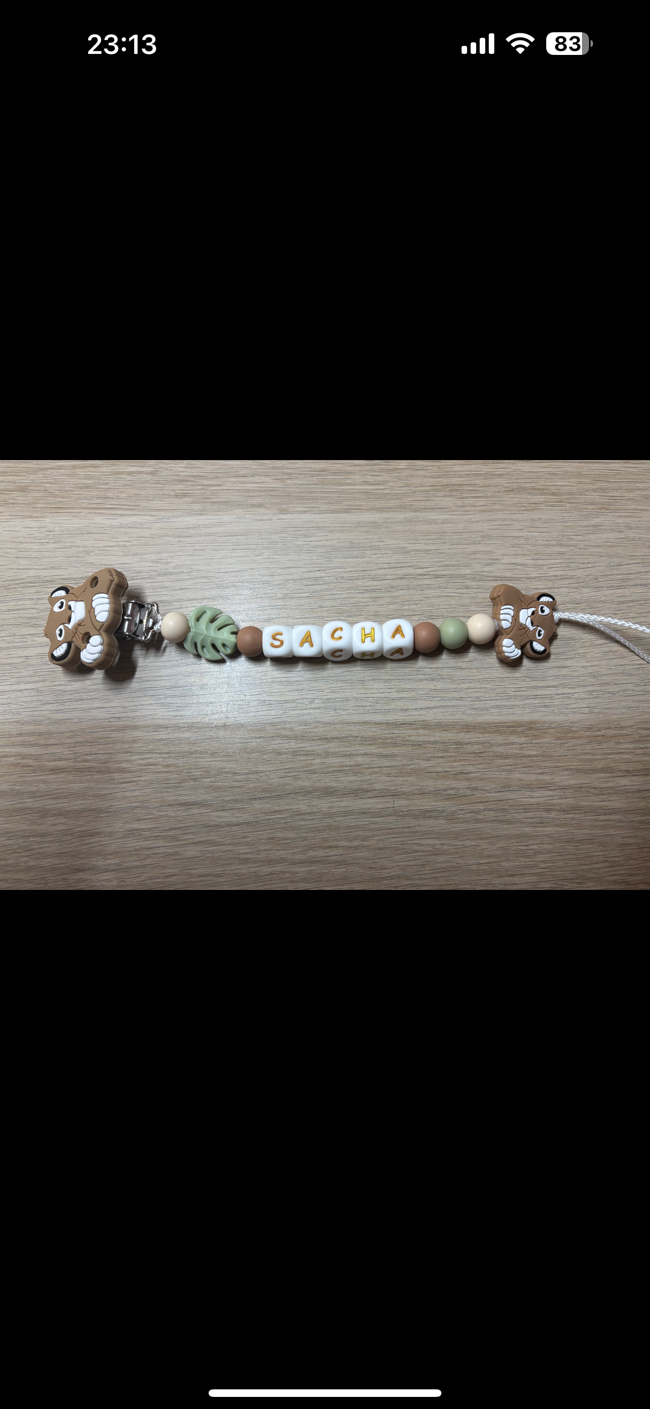 Attache tétine Simba modèle 1