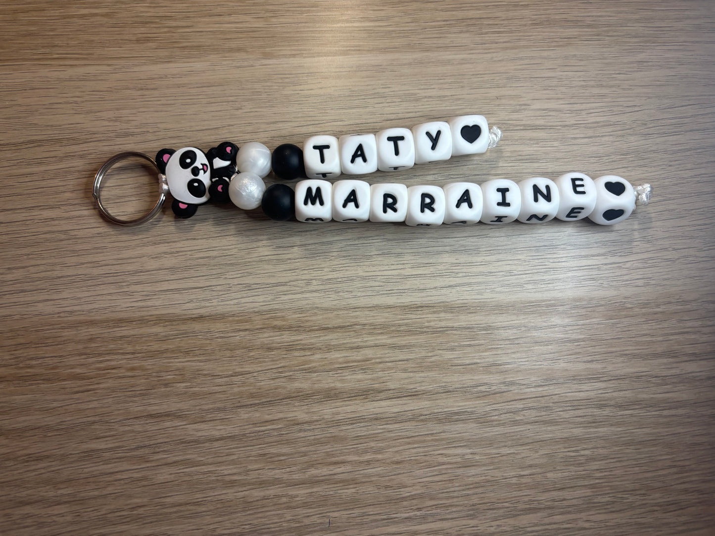 Porte clés 2 prénoms