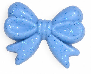 Noeud de papillon bleu pailletée