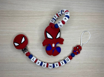 Attache tétine Spiderman