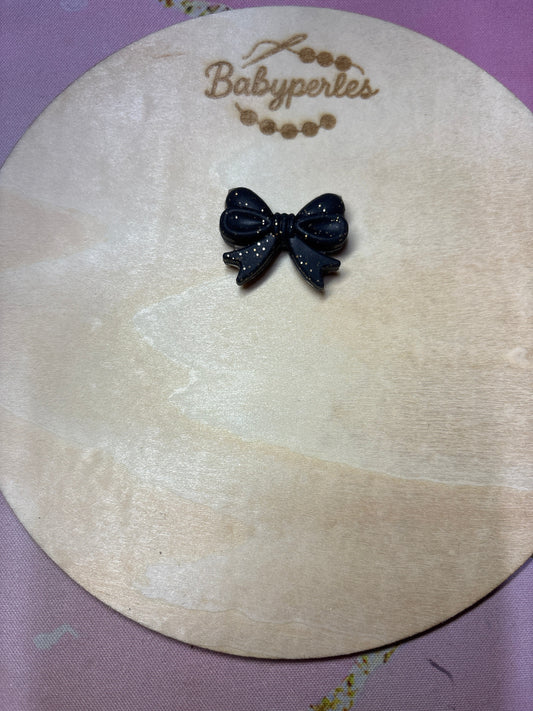 Noeud de papillon Noir pailletée