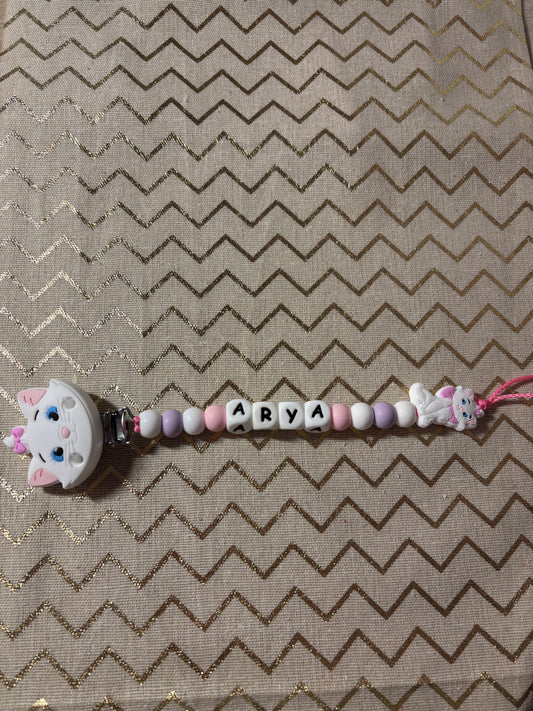 Attache  tétine Marie Aristrochat