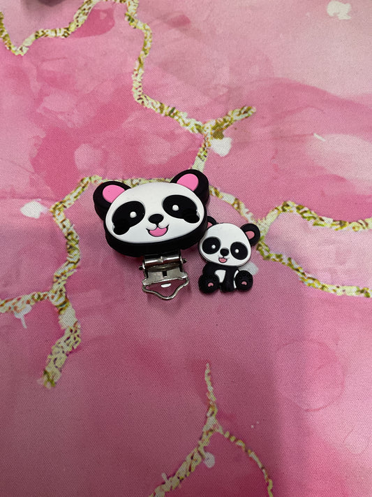 Attache tétine Panda