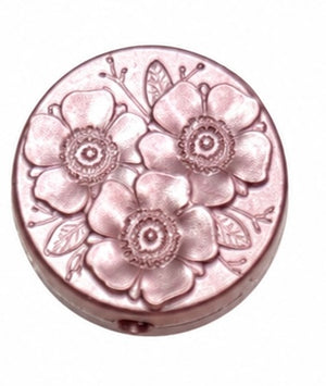 Disque fleuri cuivré