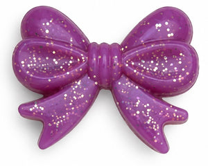 Noeud de papillon cerise pailletée