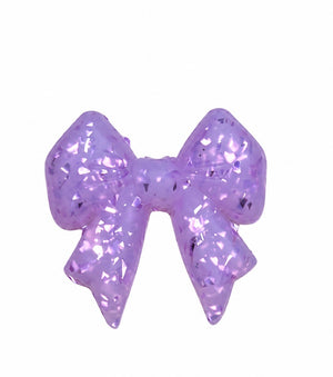 Noeud de papillon violet pailletée