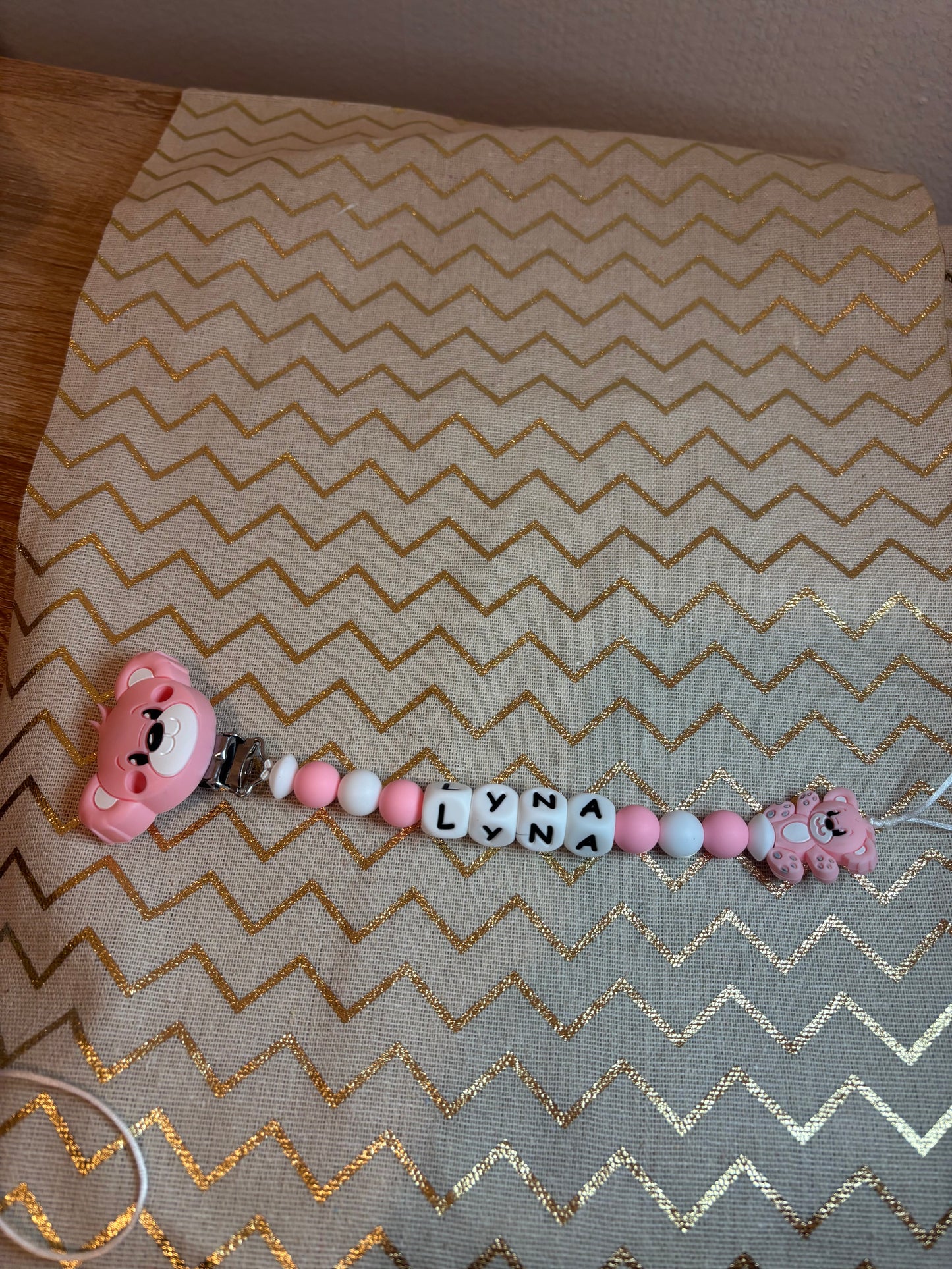 Attache tétine Autres Ourson