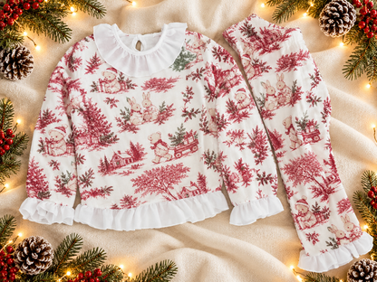 Pyjama Noël enfant fille