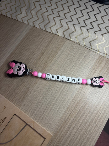 Attache tétine Minnie MODÈLE 1