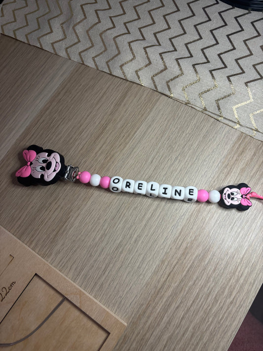 Attache tétine Minnie MODÈLE 1