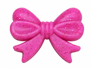 Noeud de papillon fushia pailleté