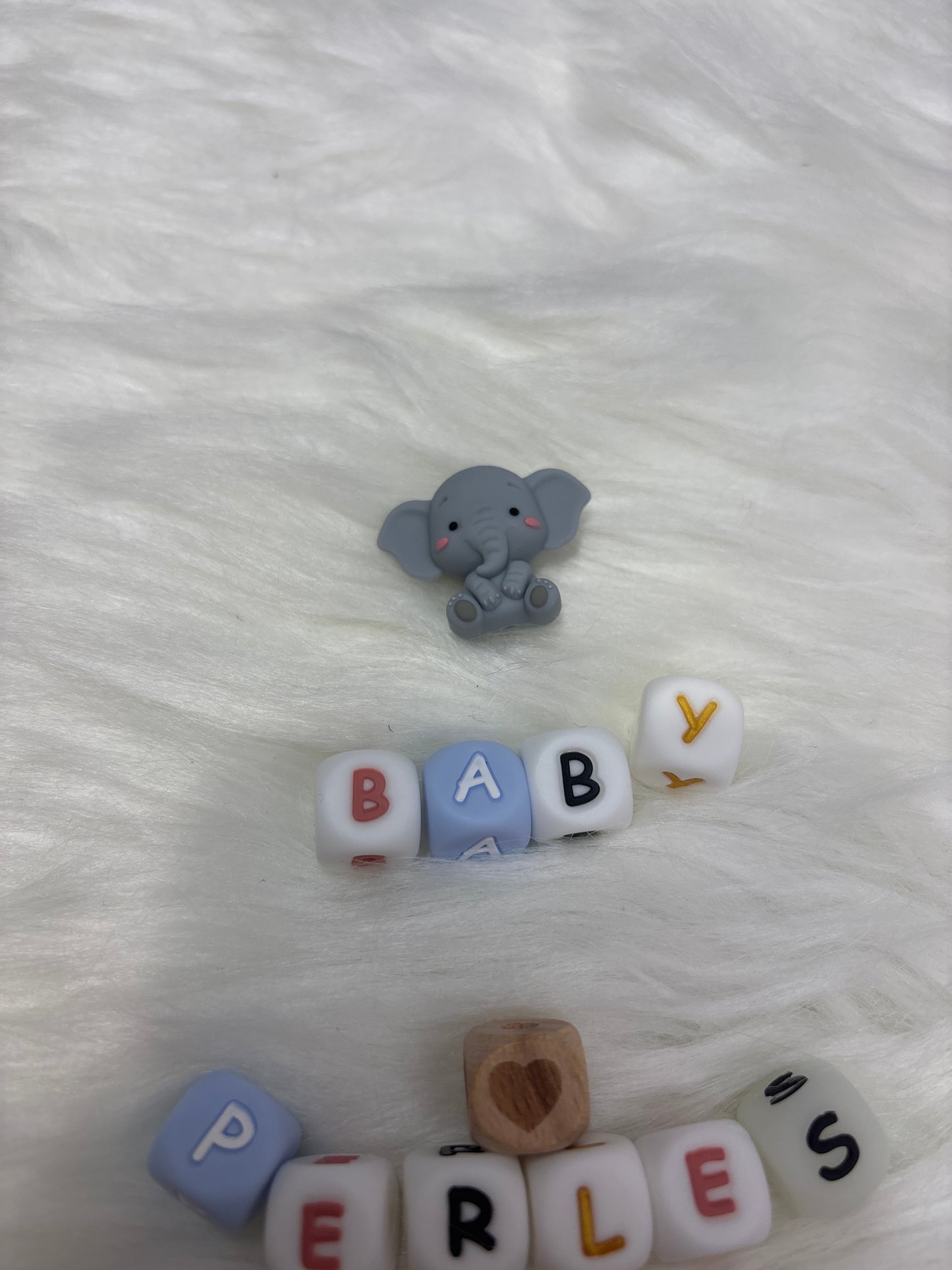 Perle éléphant 3D