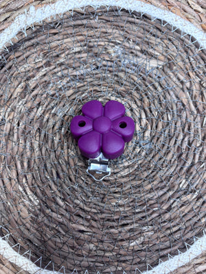 Clip fleur vin