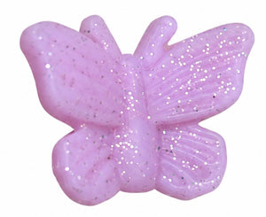 Papillon rose pailletée