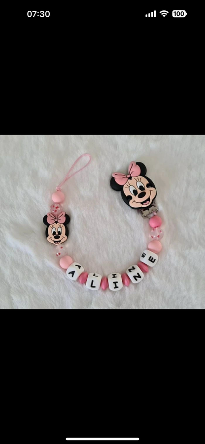 Attache tétine Minnie MODÈLE 1