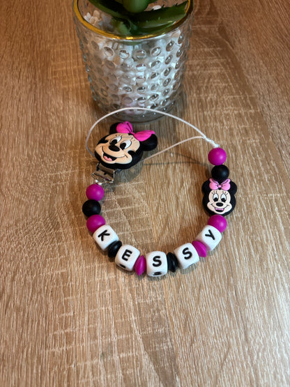 Attache tétine Minnie MODÈLE 1