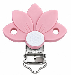 Clip fleur de lys blush