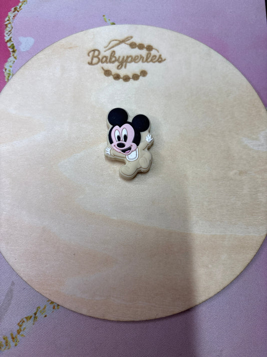 Perle Mickey beige