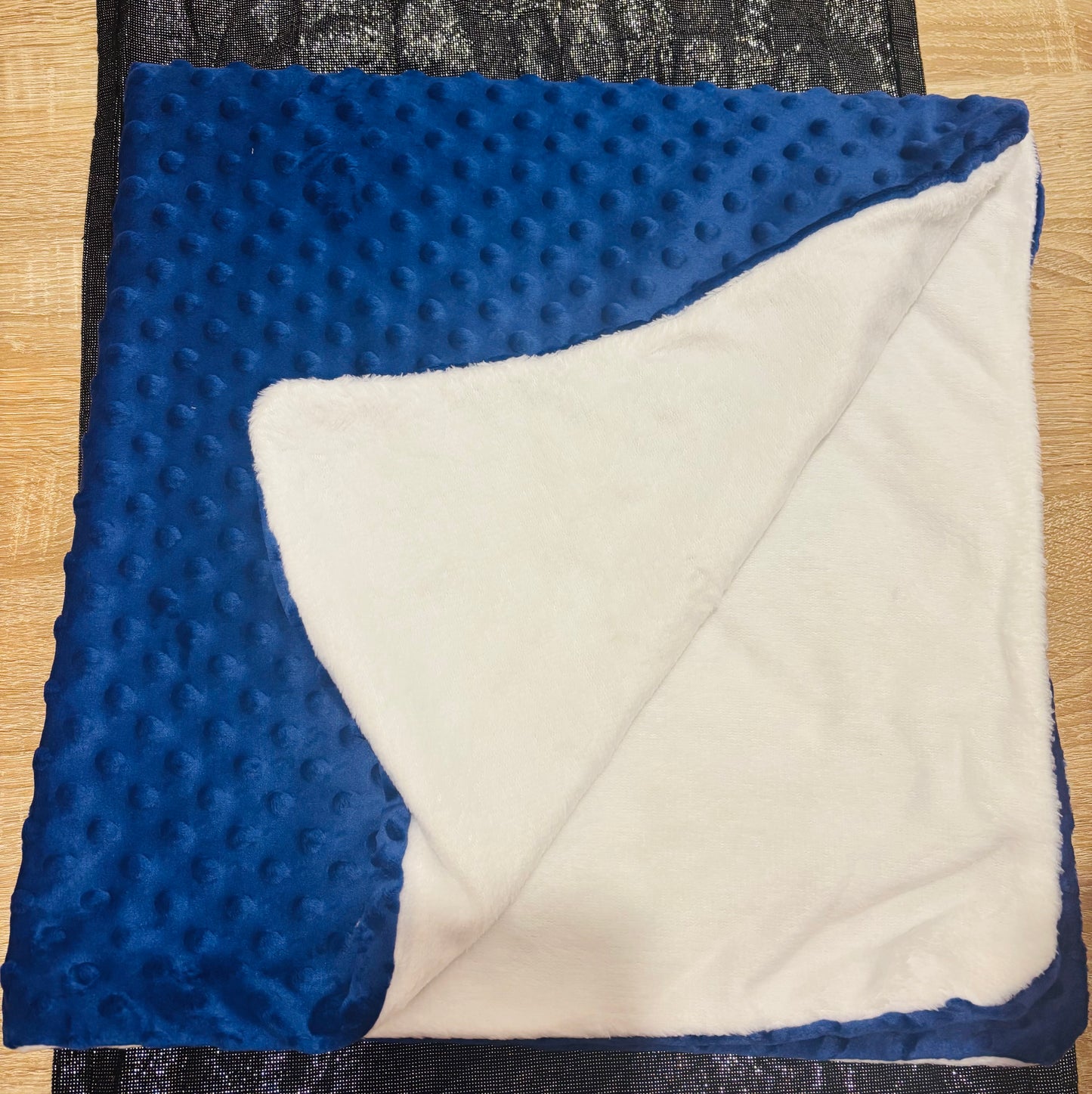 Couverture bébé minky personnalisée