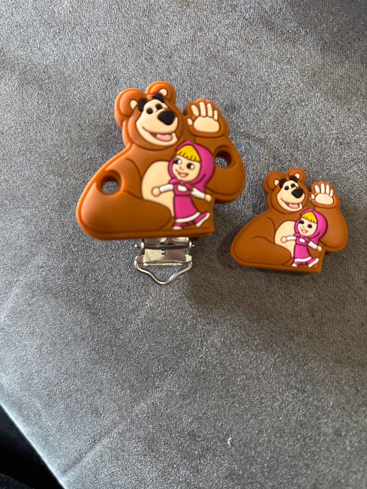 Attache tétine masha et mishka