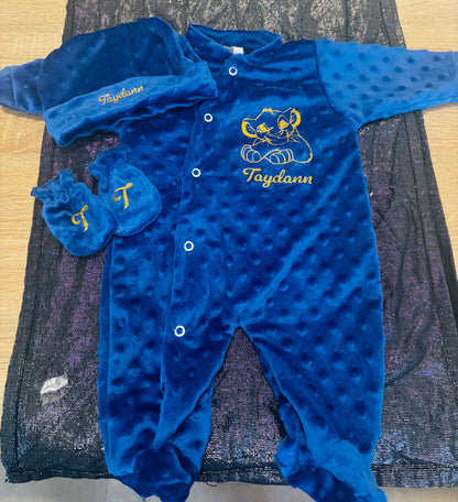 Ensemble pyjama 3p Minky