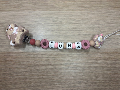 Attache tétine Miss Bunny