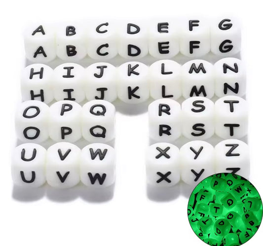 Mix 50 lettres fluorescent