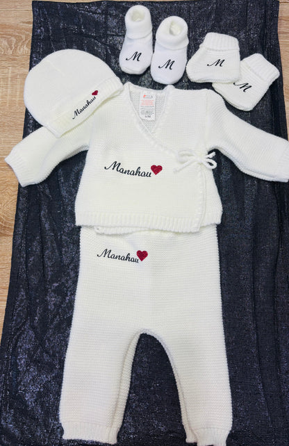 Ensemble 4 pièces en maille