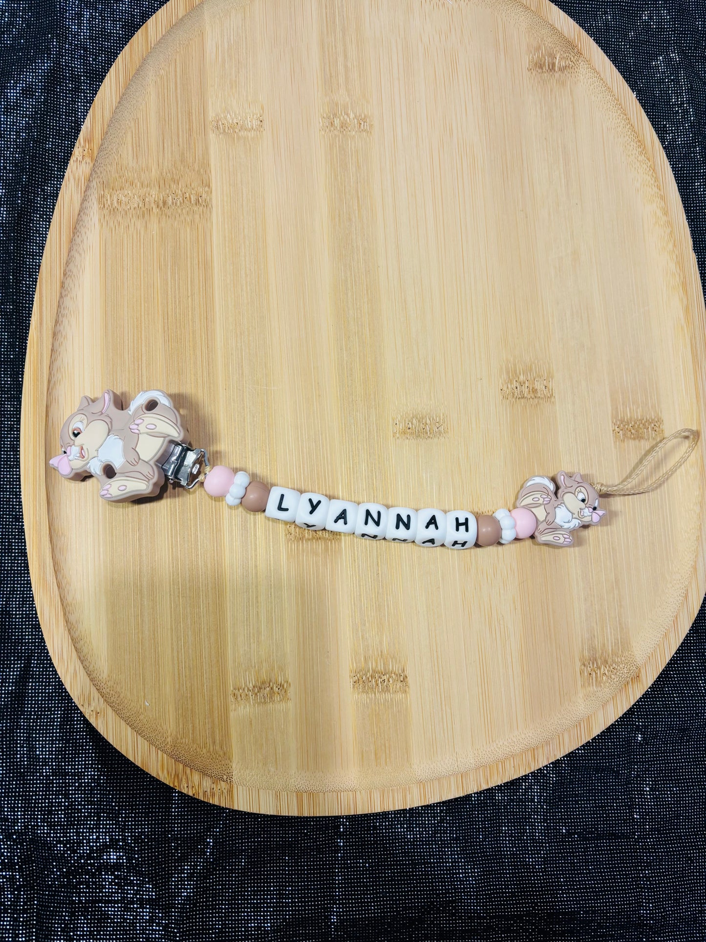 Attache tétine Miss Bunny