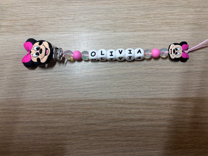 Attache tétine Minnie MODÈLE 1