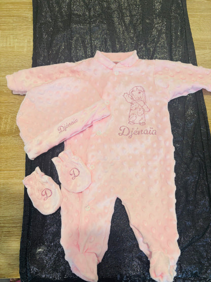 Ensemble pyjama 3p Minky