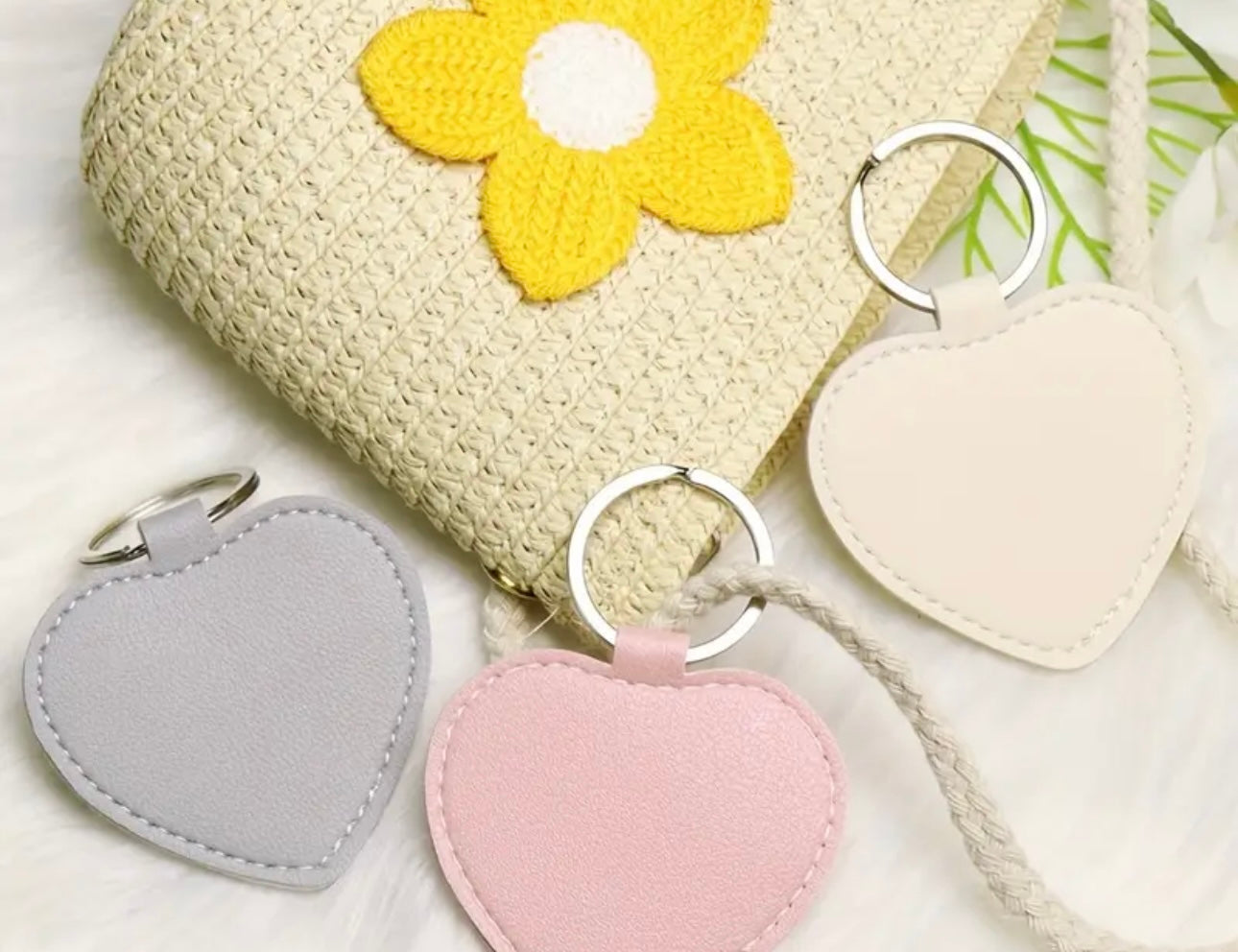 Porte clés cœur à personnaliser