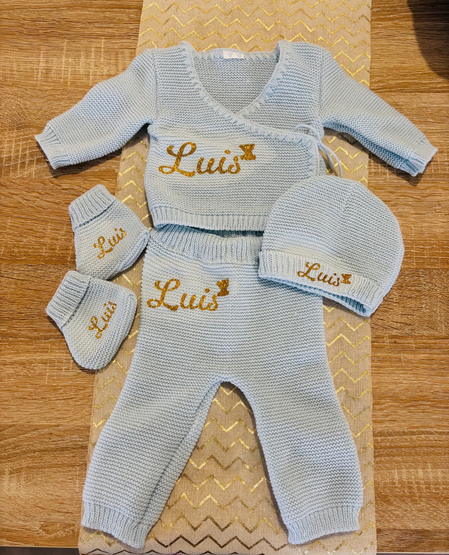 Ensemble 4 pièces en maille