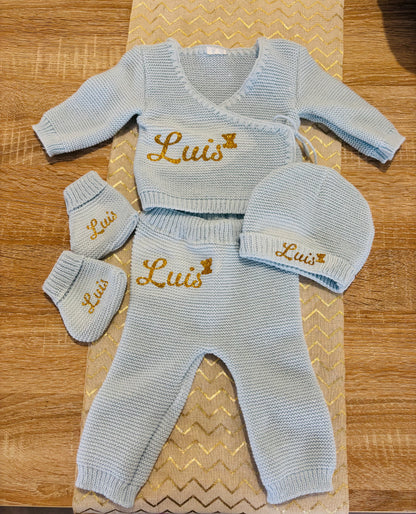 Ensemble 4 pièces en maille