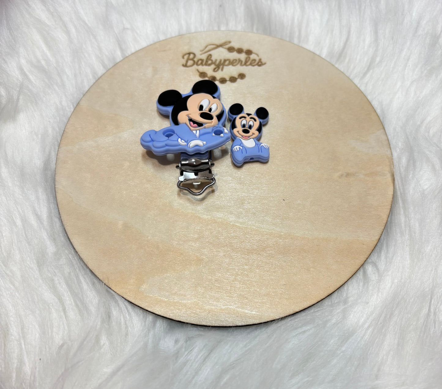 Mickey bleu pastel