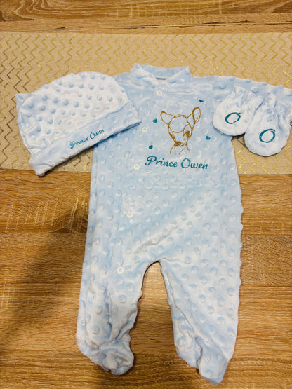 Ensemble pyjama 3p Minky