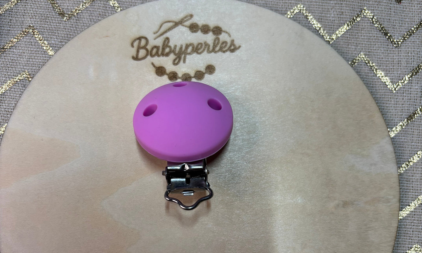 Clip rose bébé