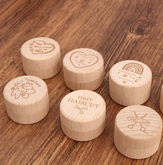 Boîte pour dents de lait , premiers cheveux bébé