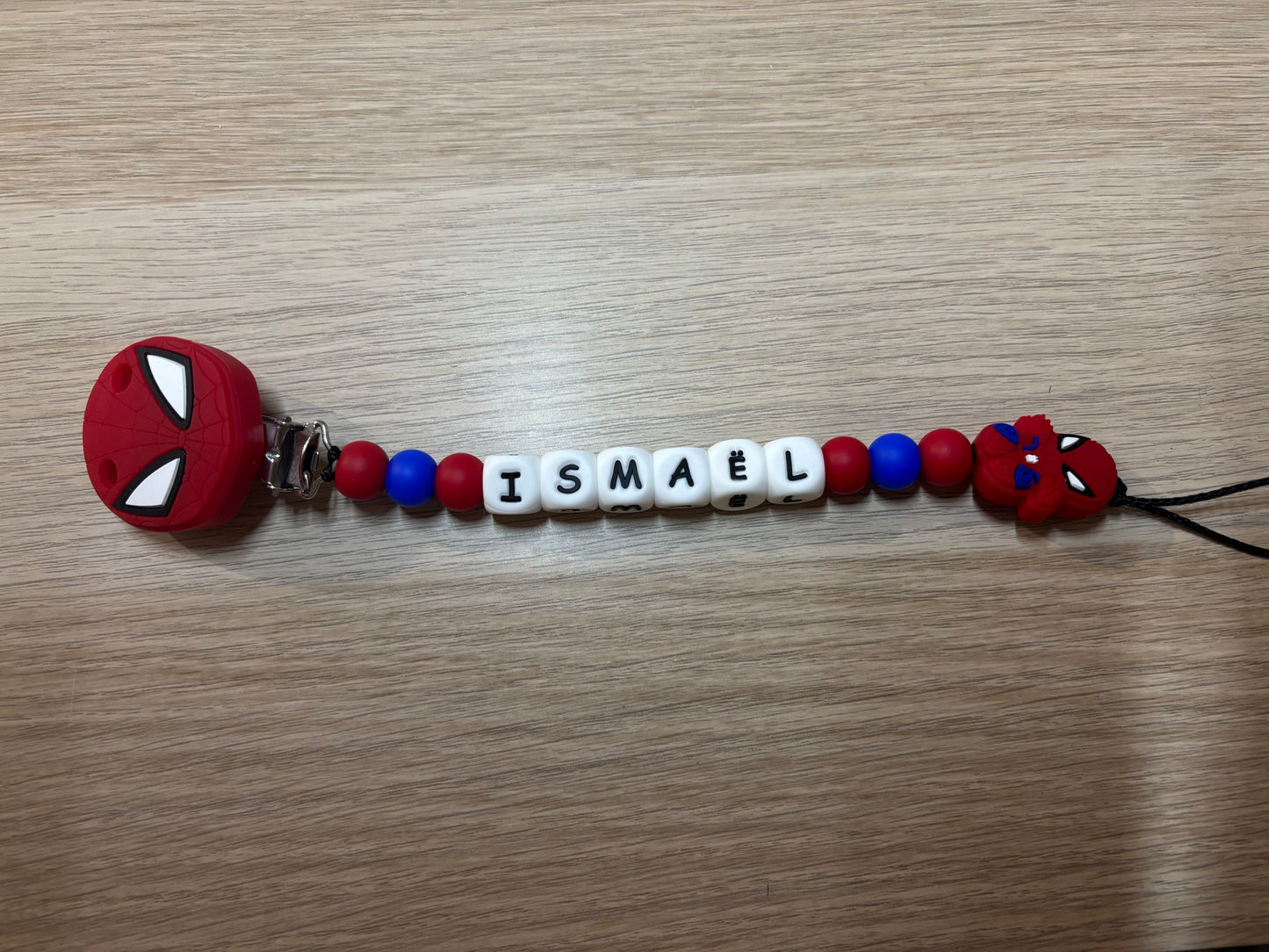 Attache tétine Spiderman